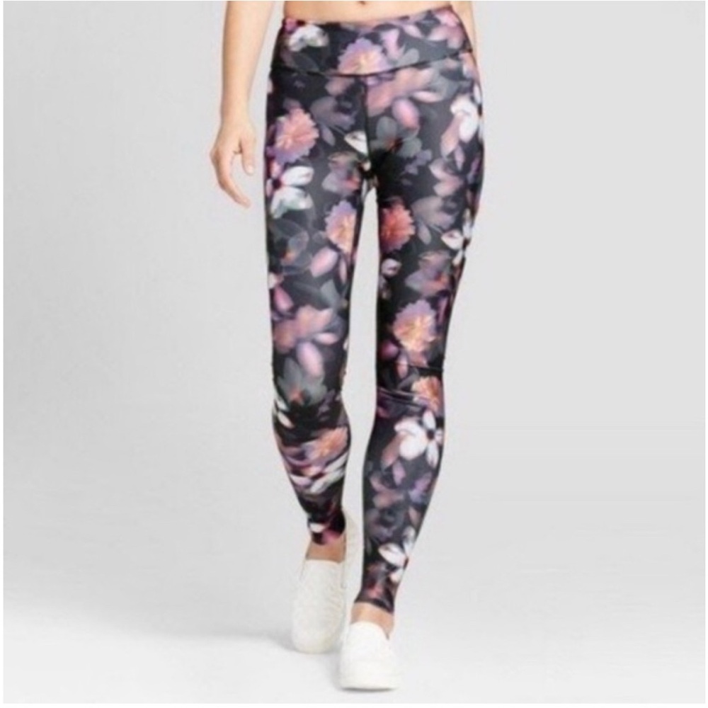 JoyLab‎ Floral Print Leggings Sz M